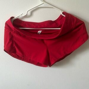 Lululemon Red Short’s.